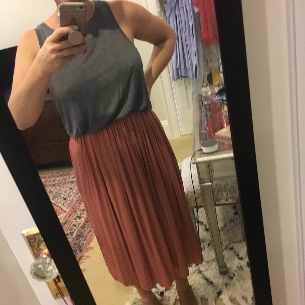 Mixed media dress